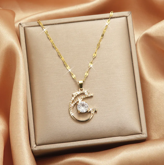 Gold Dolphin Necklace